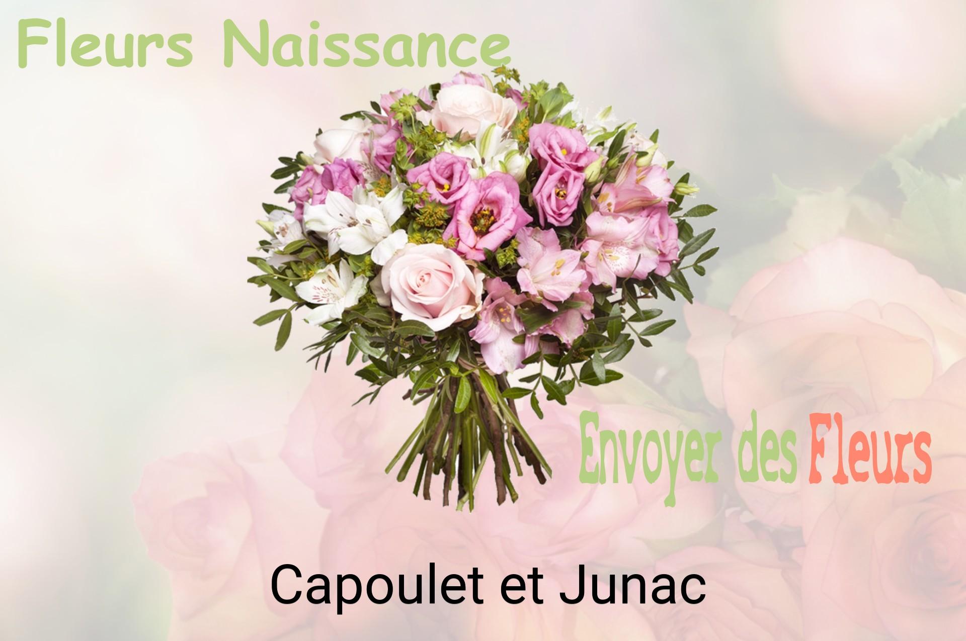 Bouquet de fleurs de naissance livré à Capoulet-et-Junac