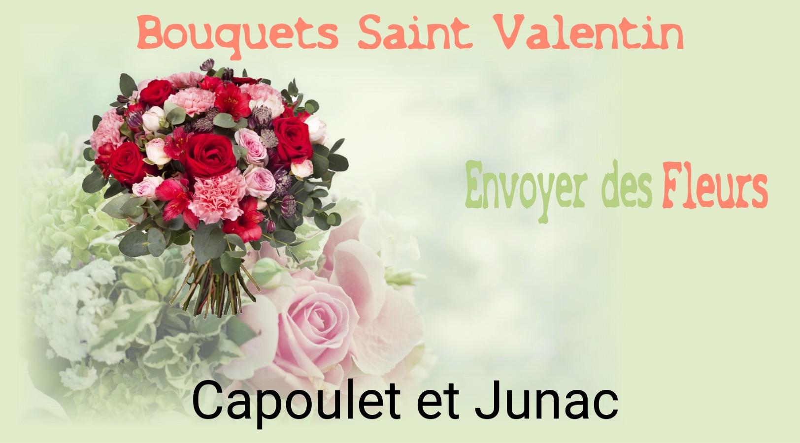 Roses de Saint-Valentin livrées à Capoulet-et-Junac